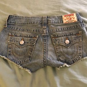 True Religion shorts.