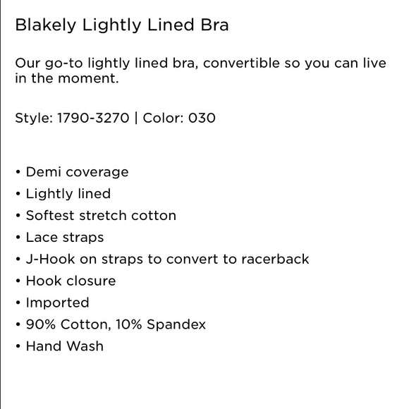 AERIE Blakely Lightly Lined Bra - Picture 2 of 3