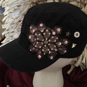 🌷VINTAGE CADET BLACK HAT🌷