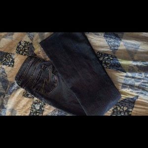 Silver Aiko size 26W. Hemmed to fit inseam of  30.