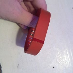 Orange fit bit band