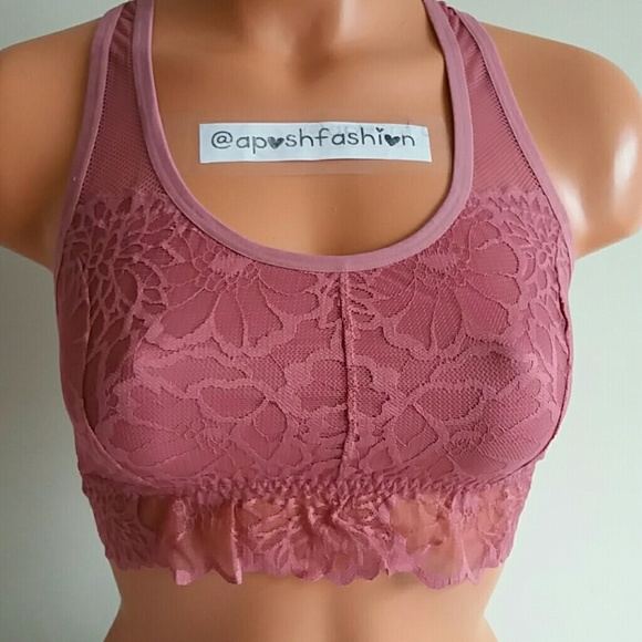 X Nwt  Beautiful Pink Vs Bralette  S &Boyshort S - Picture 2 of 4