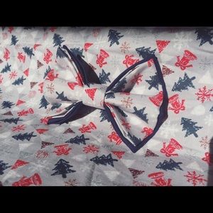 Handmade holiday bow tie