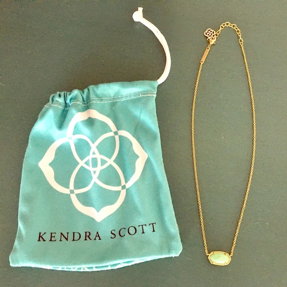 Kendra Scott Elisa Necklace in Mint
