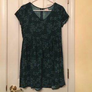 Green babydoll dress