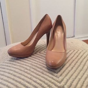 Beige (nude) leather pumps from Cole Haan