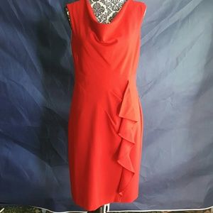 Calvin Klein red dress