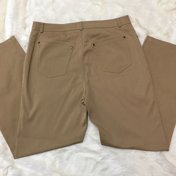 Ellen Tracy tan, dressy pants size 10
