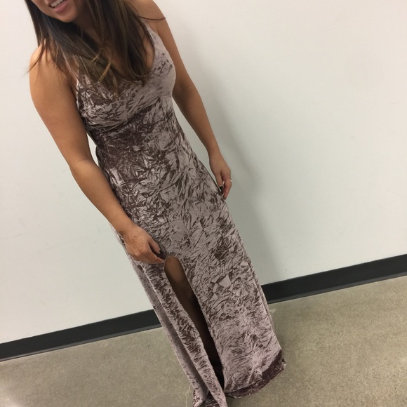 Last one! Velvet Cami Slip Dress - Picture 4 of 4