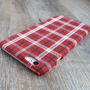 Fabric covered case for iPhone 6/6s and 6/6s plus