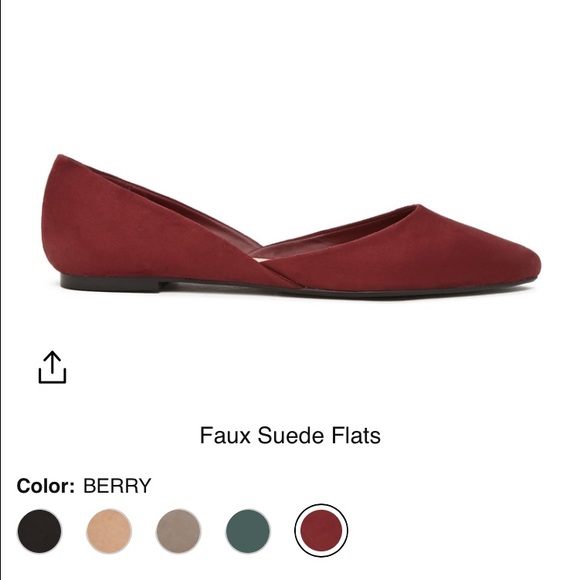 🎊SOLD🎉.       Forever 21. Gaux suede flats