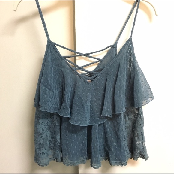 Lace crop top - Picture 1 of 2