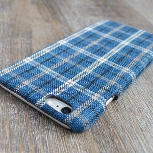 Fabric covered case for iPhone 6/6s and 6/6s plus