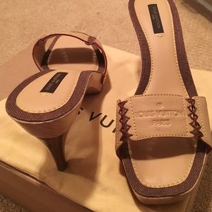 Louis Vuitton sandal heels