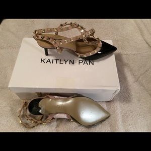 Kaitlyn pan rock stud pumps