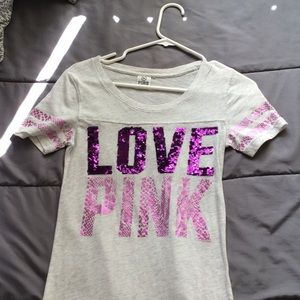PINK Sequin Shirt