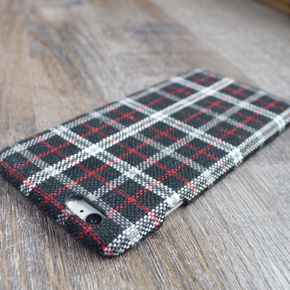 Fabric covered case for iPhone 6/6s and 6/6s Plus