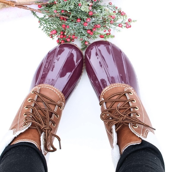 Wine Duck Snow Boots - Picture 2 of 4