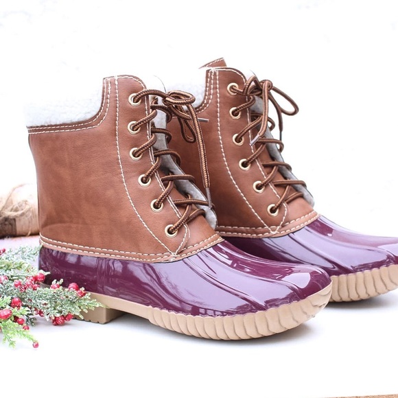 Wine Duck Snow Boots - Picture 4 of 4