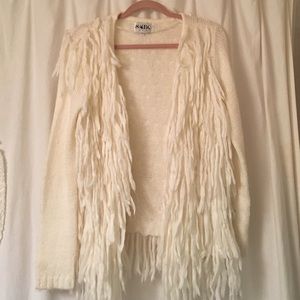 Sabo skirt fluffy cardigan