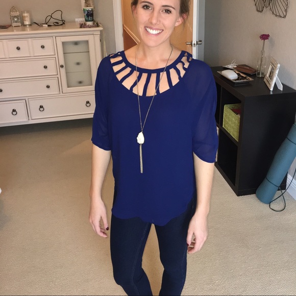 Navy Blouse - Picture 1 of 1