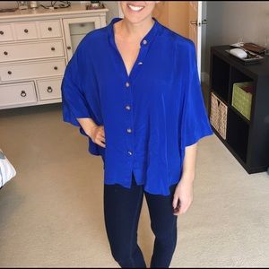 Silk Cape Shirt