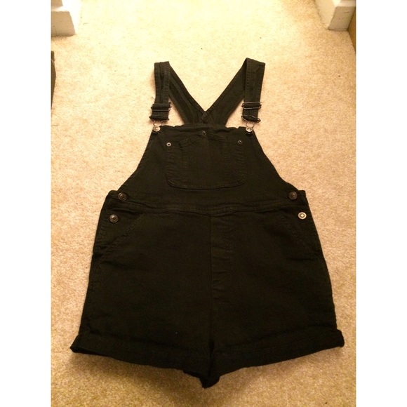 Brandy Melville Black Overalls