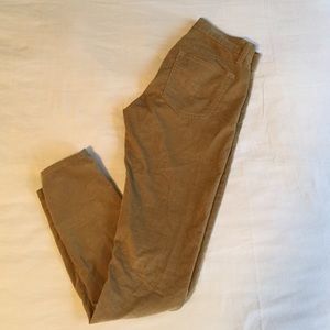 Brown Gap corduroy legging jean