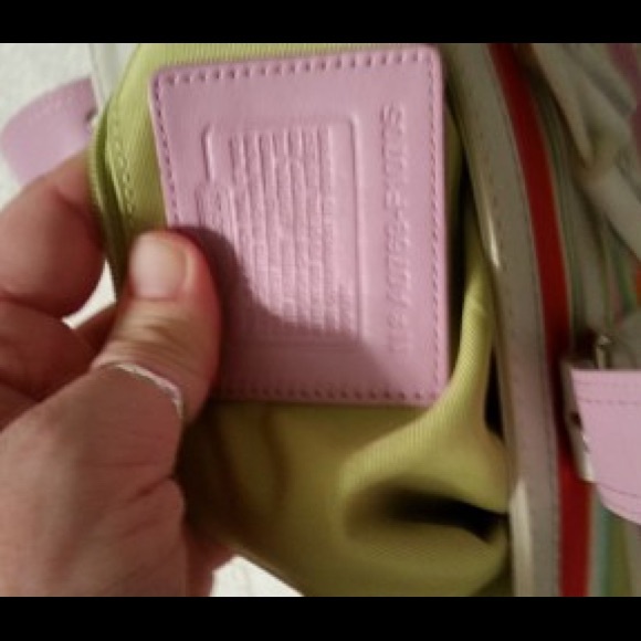 Coach multicolor striped tote - Picture 4 of 4