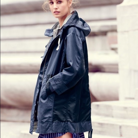 J.crew Resin-Coated Cotton Twill Jacket