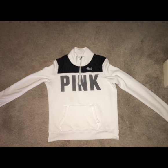 PINK half-zip pull over