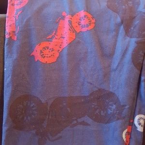 Tall & curvy MOTORCYCLE LEGGINGS dark blue