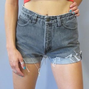 Vintage 90s High waisted shorts. Ripped