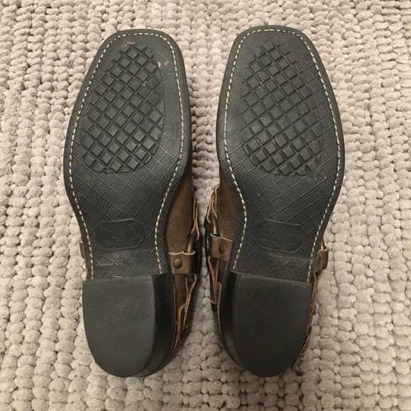 SOLD Frye Harness mule chestnut - Picture 4 of 4