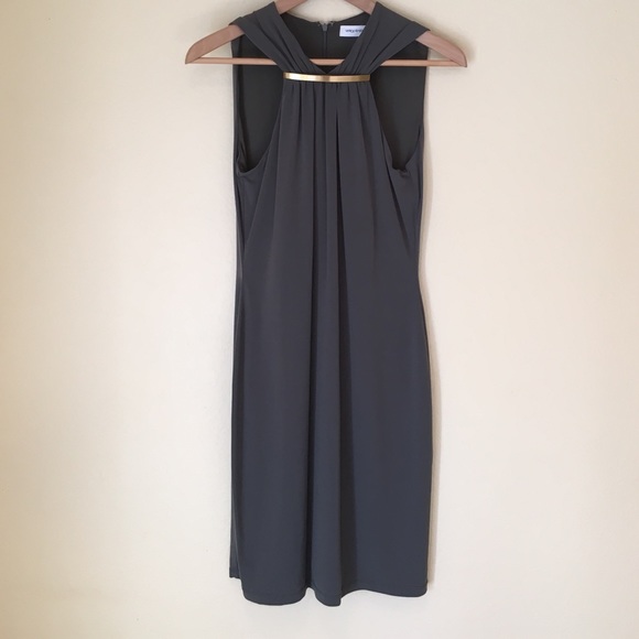 Olive Green Calvin Klein Dress