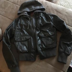 Miss London leather jacket