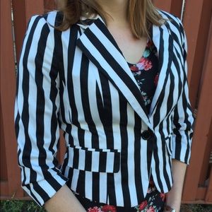 Striped Blazer