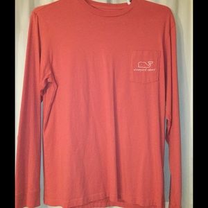 Salmon Vineyard Vines Long Sleeve