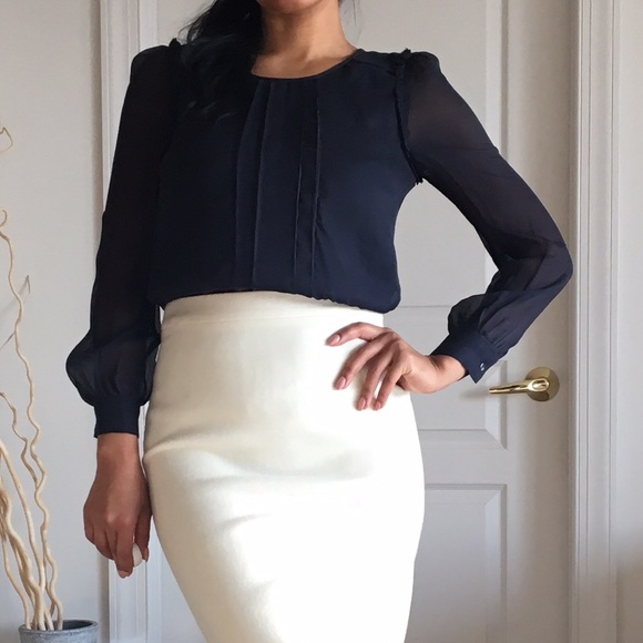 ❤️Vday Sale❤️J. Crew silk button back blouse