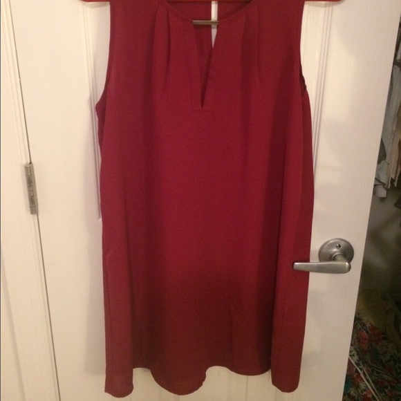 Red Shift Dress💃🏻💃🏻