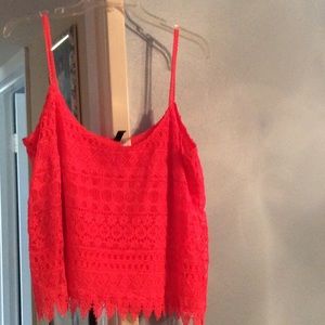 Crocheted tank top