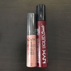 NYX Liquid Suede and Soft Matte Lip Cream