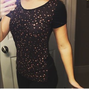 Loft animal print shirt