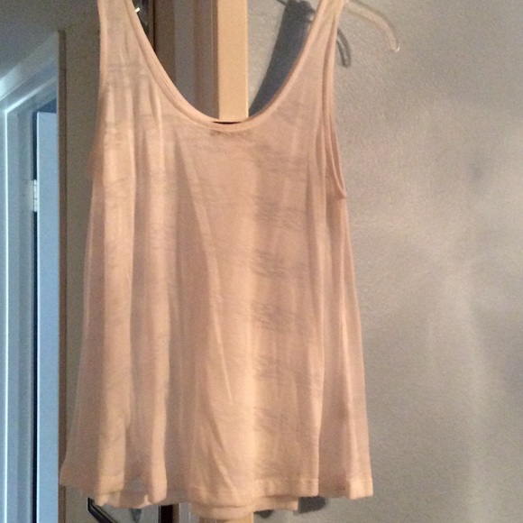 White sheer tank top - Picture 1 of 4