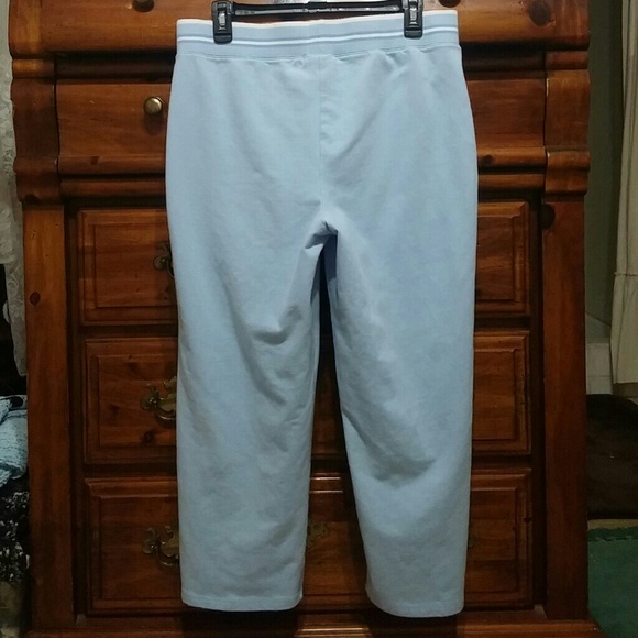 💀Powder Blue Capris sz L  $10. - Picture 2 of 2