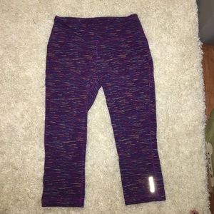 Purple Reebok Workout Pants