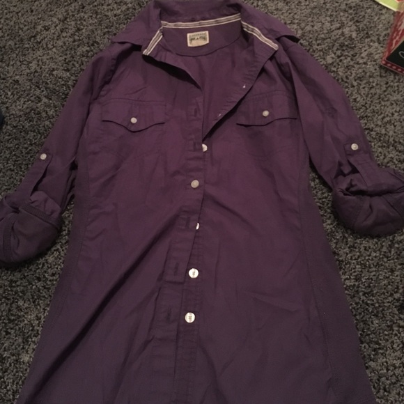 Converse One Star Button top Purple size S