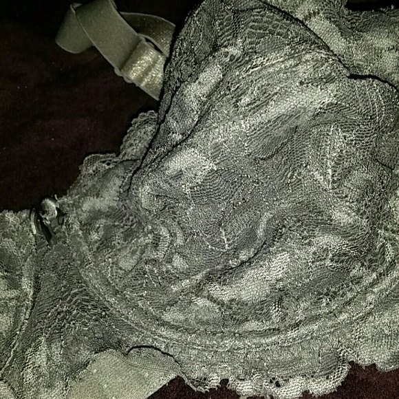 NEW Blush Lace Silver Grey 34DD unlined wire Bra