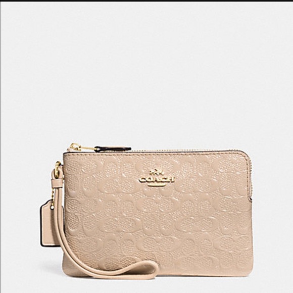 Coach corner zip wristlet - Picture 2 of 2