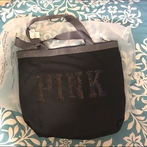 All Black Pink! Bag with Lotion and Spray